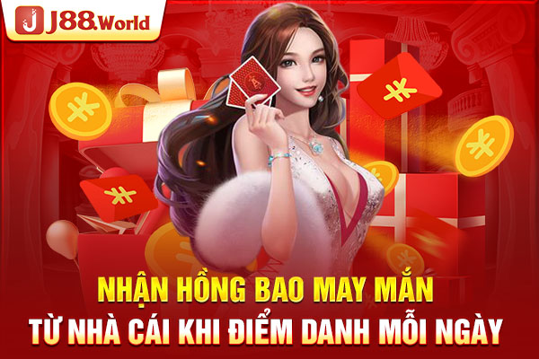 Nhận hồng bao may mắn từ nhà cái khi điểm danh mỗi ngày